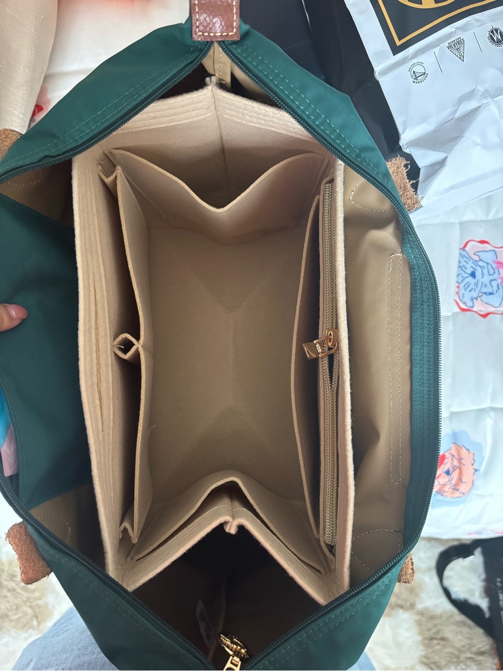 Forrest Green Medium Le Pliage Long Handled - Picture 9 of 16